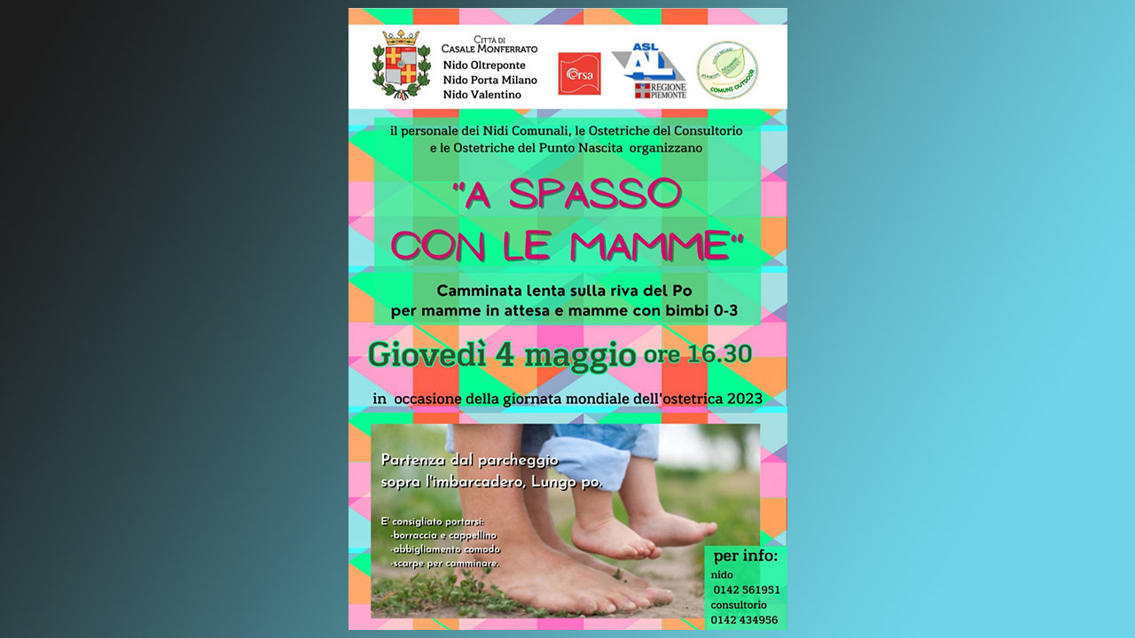 Casale Monferrato: a spasso con le mamme, giovedì 4 maggio