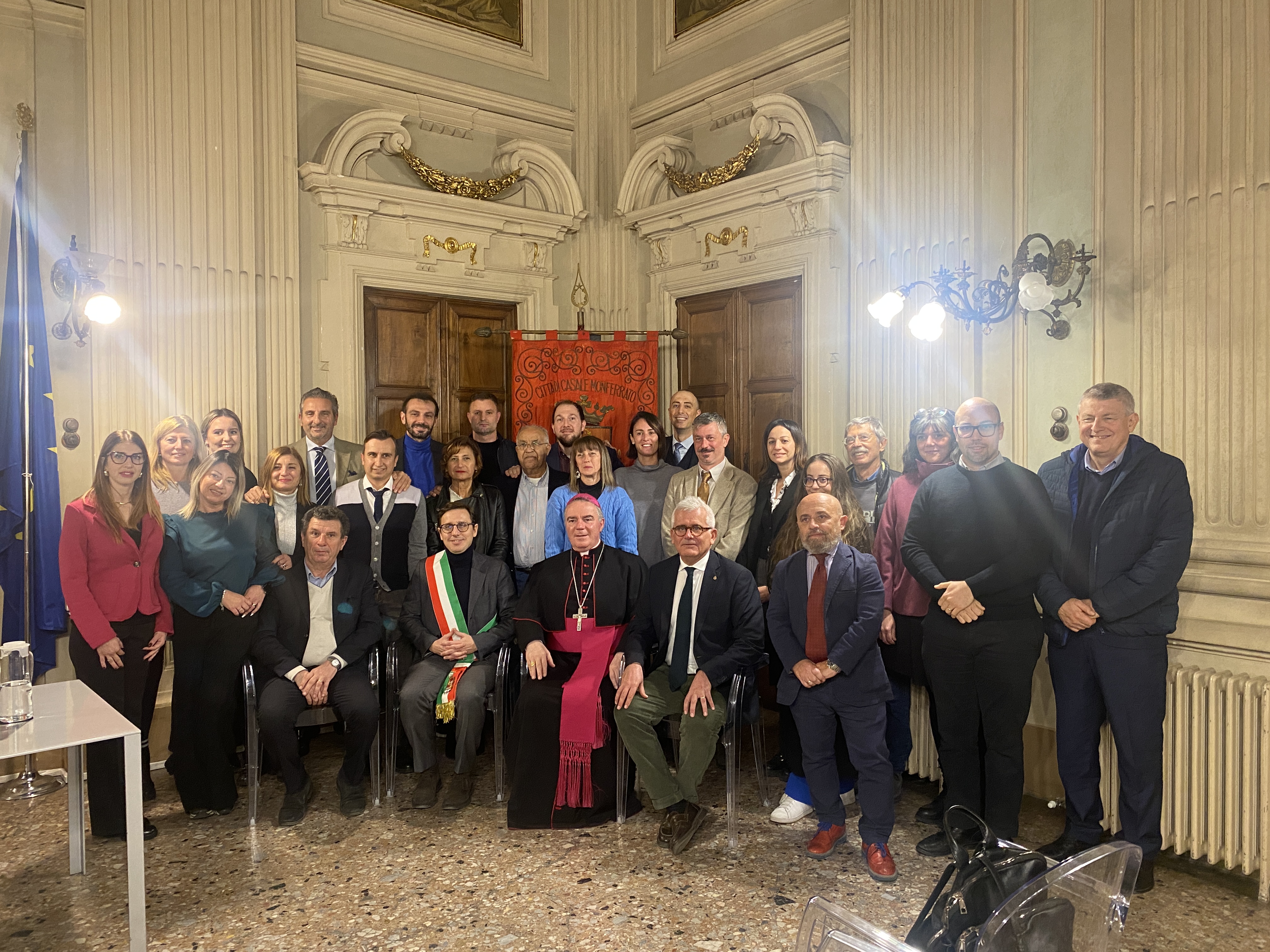 Casale Monferrato: visita del Vescovo al consiglio comunale